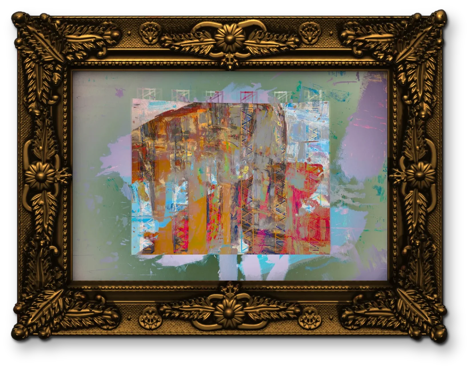 Edit XXII, framed