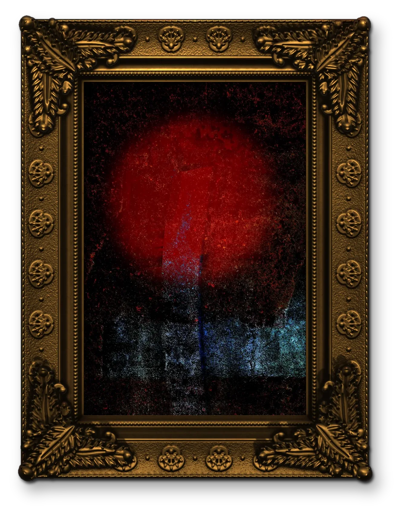 No title, framed