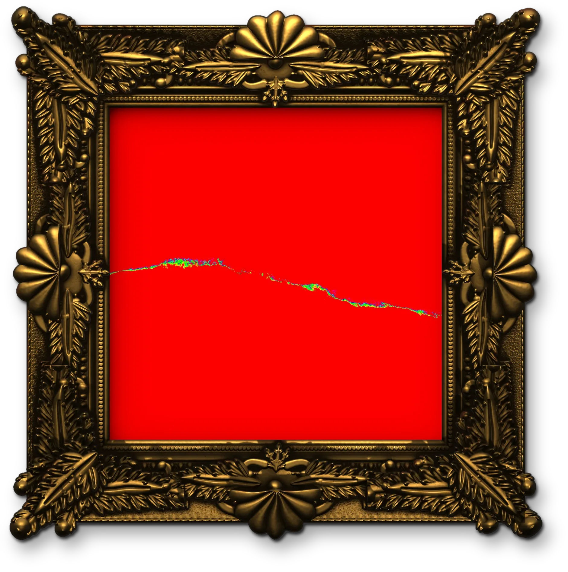 Rhodes V, framed