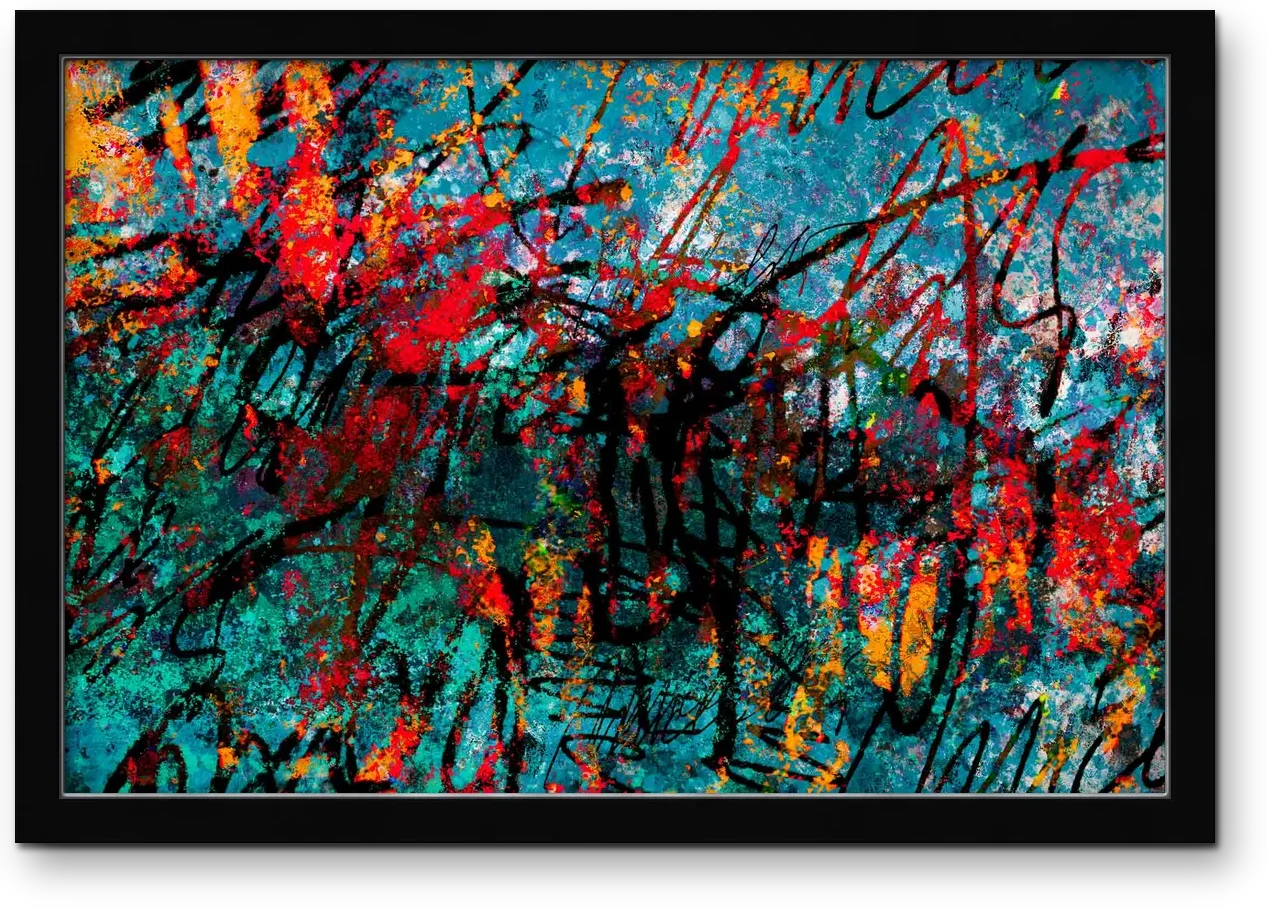 Signature, framed