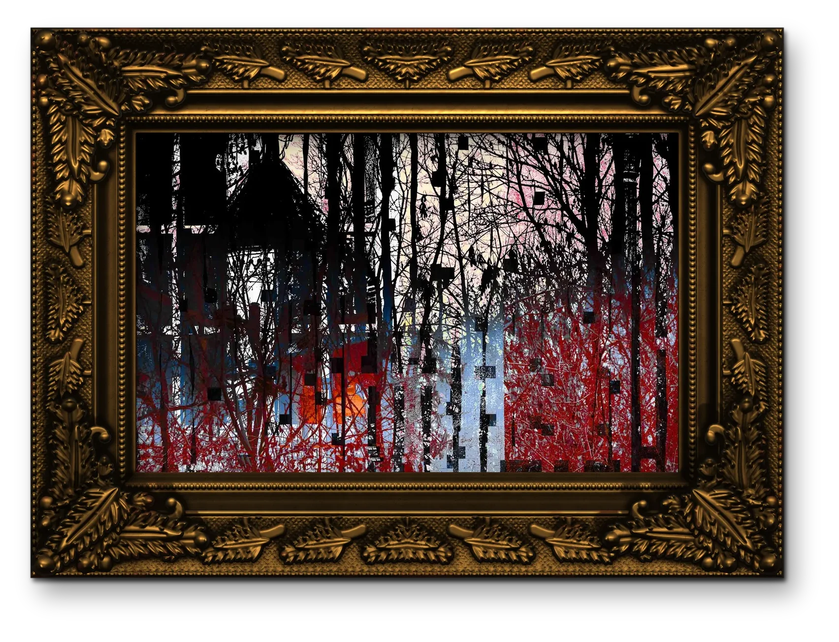 Vilnius, framed