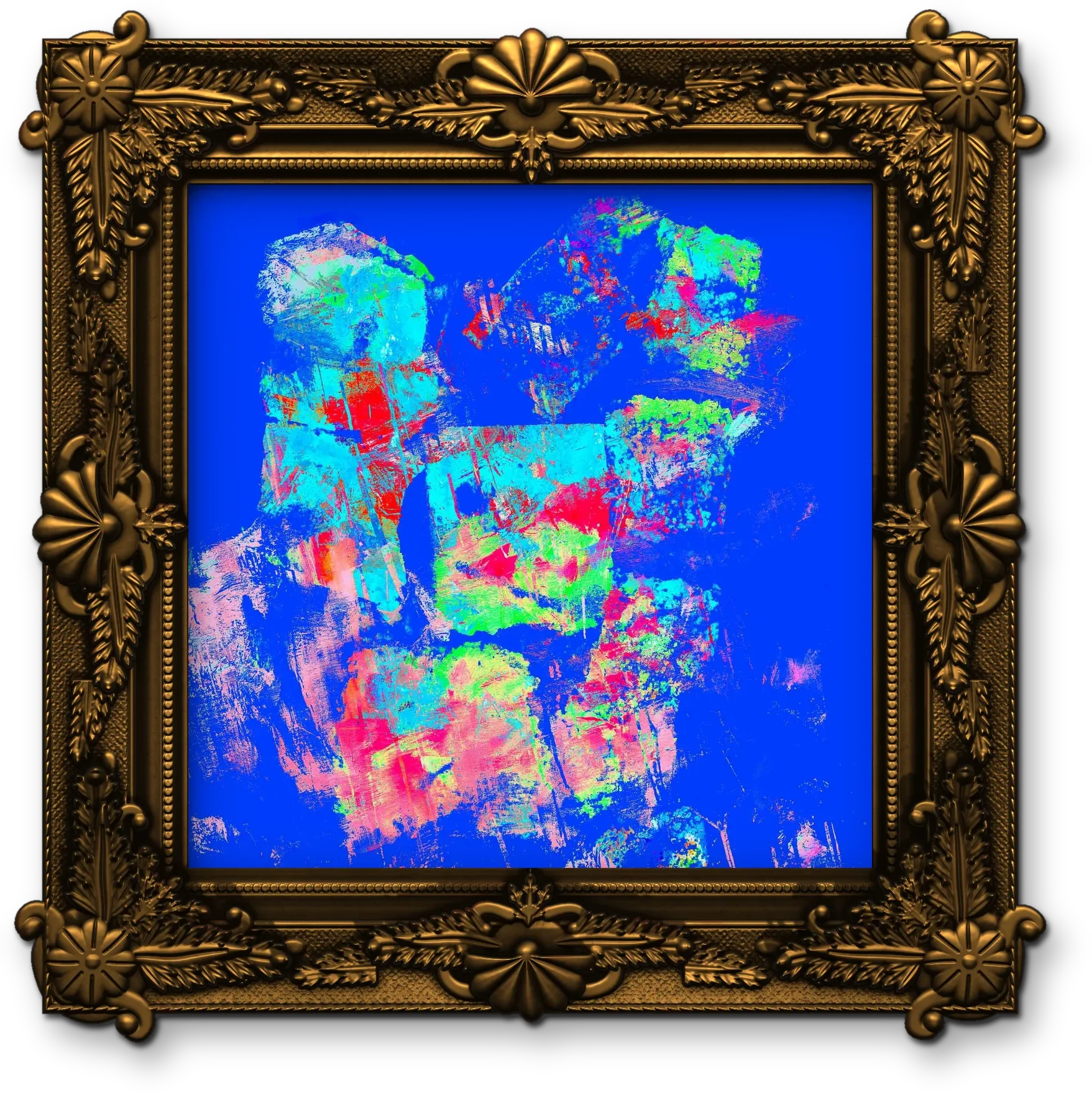 Yet another self-portrait, framed